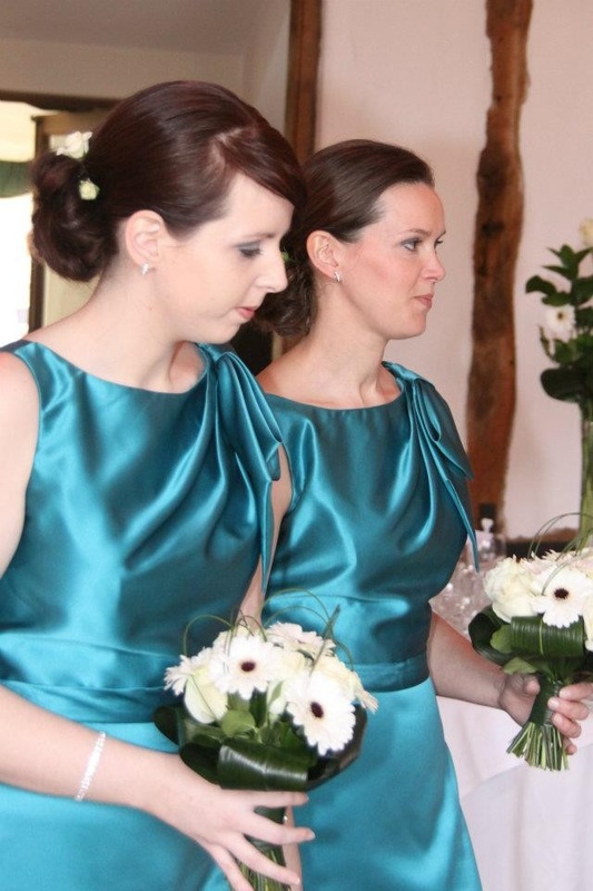 Photo of bridesmaids wedding hair by www.karensbeautifulbrides.co.uk, Suffolk CO100BT