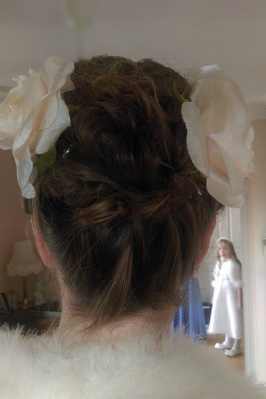 Beautiful wedding hair by Karens Beautiful Brides, Suffolk