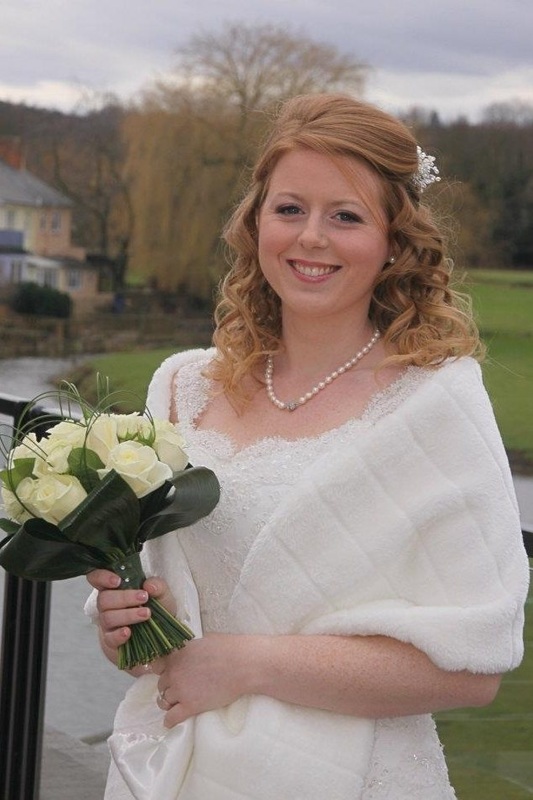Photo of brides wedding hair by Karen’s Beautiful Brides, Suffolk