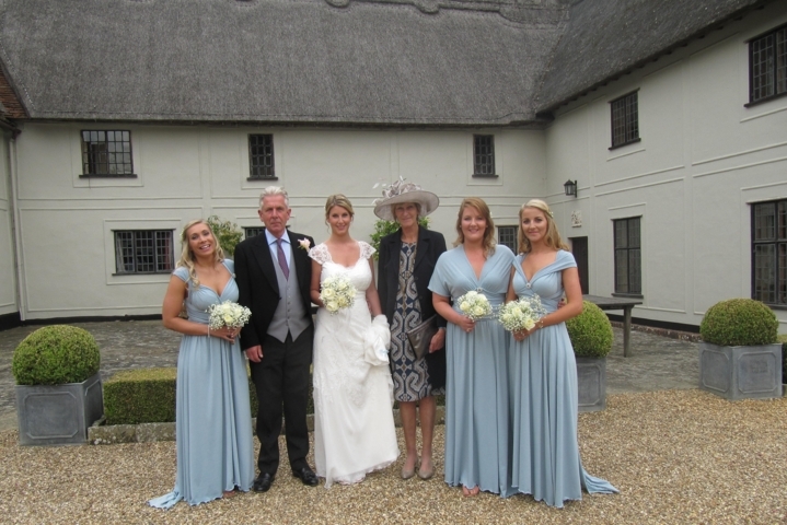 Picture of bride & bridesmaids by Karen's Beautiful Brides in Suffolk